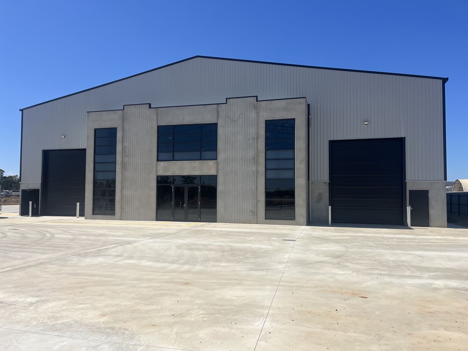 Warehouse construction project in London